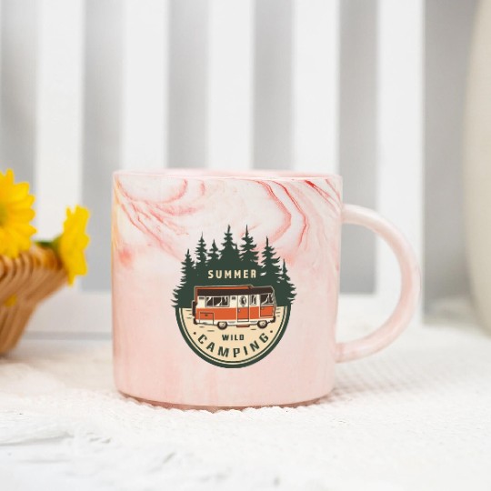 SUMMER WILD CAMPING Marble Mugs