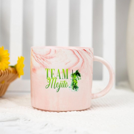 Team Mojito Hen Party for Bartender Marble Mugs