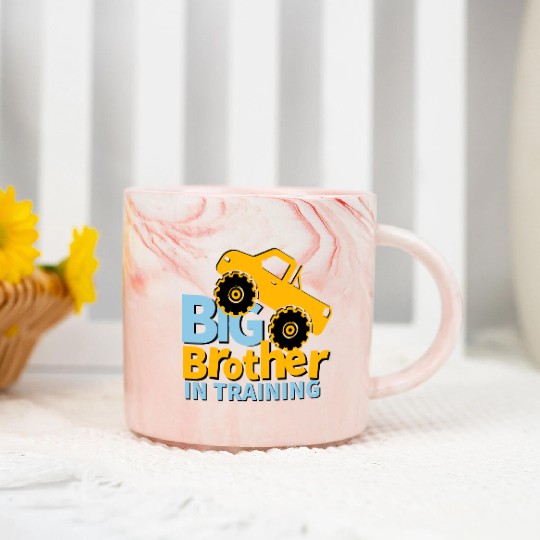 Big Brother In Training Marble Mugs