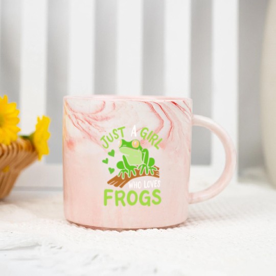 Frog Toad Frog Lover Marble Mugs