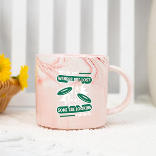 Some Are Looking for Discs Frisbee Buddy Disc Golf Marble Mugs