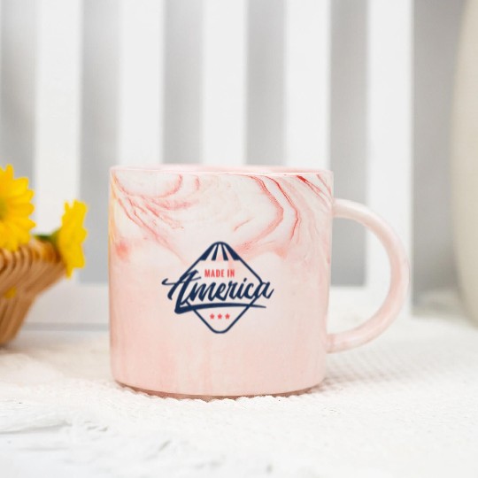 made in America Marble Mugs