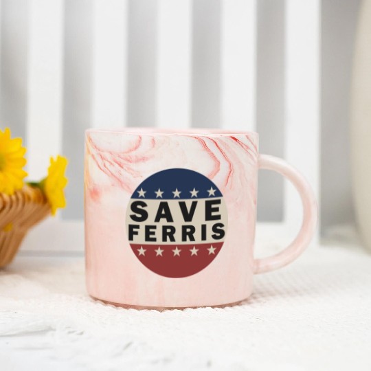 Save Ferris Marble Mugs