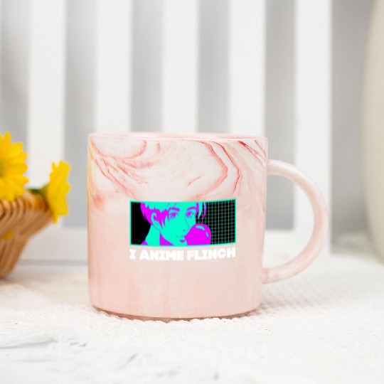 I Anime Flinch Funny Japanese Humor Japan Kawaii A Marble Mugs