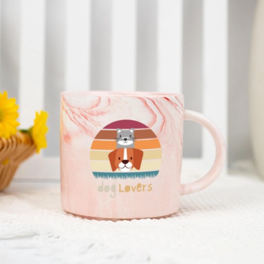 Dog Lovers Cute Gifts For Animal Lovers Marble Mugs