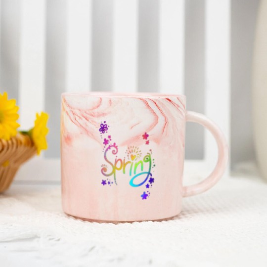 Spring Marble Mugs