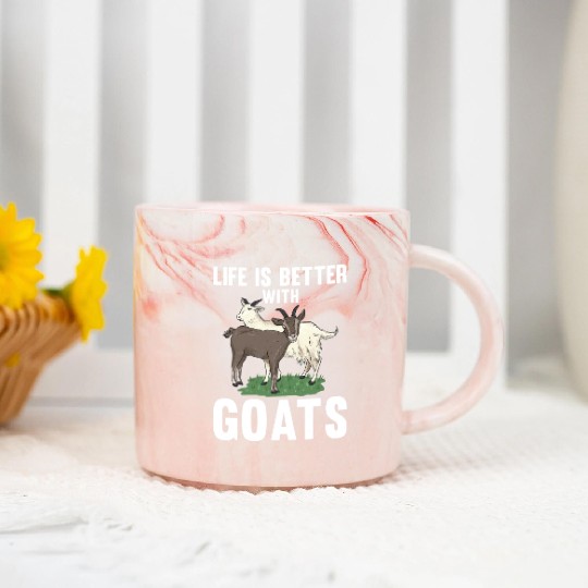 Cool Goats For Men Women Goat Whisperer Nubian Marble Mugs