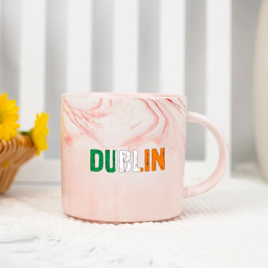 Dublin Ireland Marble Mugs