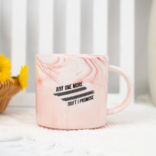 Just One More Drift I Promise JDM Car Racing Marble Mugs