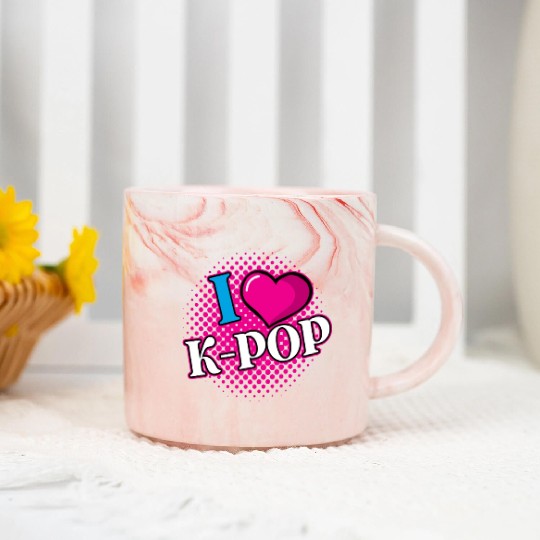 K-Pop K-drama Korean Music KPop Kdrama Gift Marble Mugs