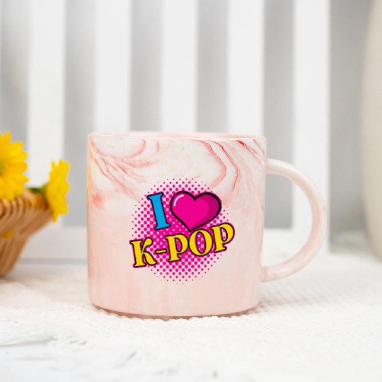 K-Pop K-drama Korean Music KPop Kdrama Gift Marble Mugs