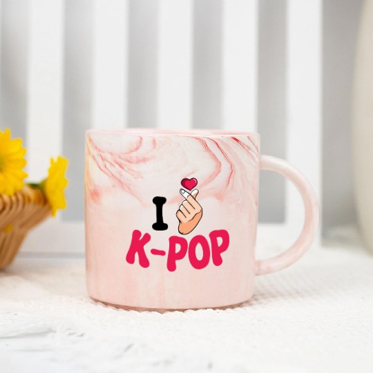 K-Pop K-drama Korean Music KPop Kdrama Gift Marble Mugs