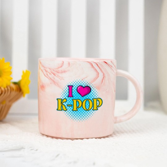 K-Pop K-drama Korean Music KPop Kdrama Gift Marble Mugs