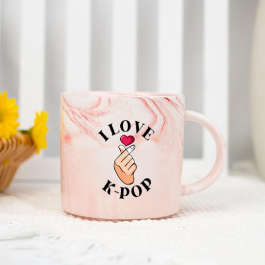 K-Pop K-drama Korean Music KPop Kdrama Gift Marble Mugs