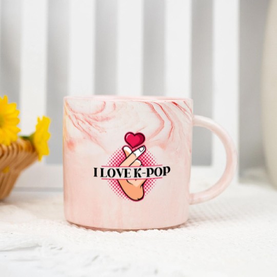 K-Pop K-drama Korean Music KPop Kdrama Gift Marble Mugs