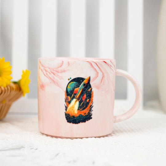To The Mars Marble Mugs
