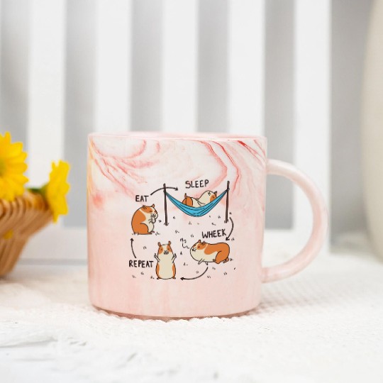 Guinea Pig Guinea Pig Lover Rodent Hamster Marble Mugs