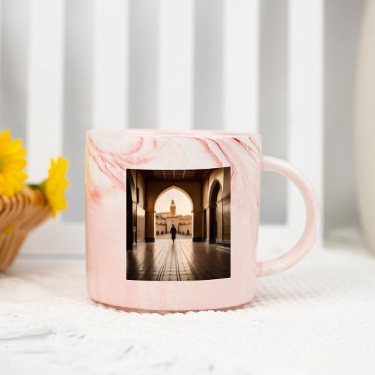 Fantasy pictures ,town Morocco ,city Rabat Marble Mugs