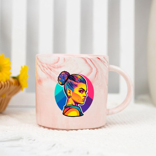 Athletic Beauty Inspiration Marble Mugs