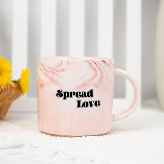 Spread Love Marble Mugs