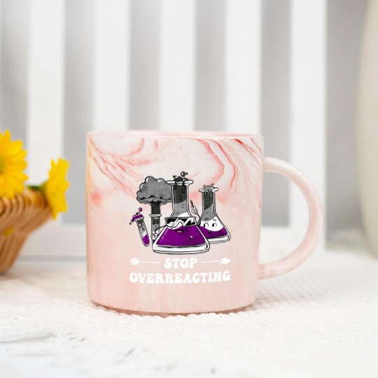 Asexual Pride Ace Flag Science Teacher Marble Mugs