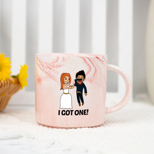 FUNNY BRIDE TO BE I BRIDE SQUAD JUST MARRIED GIFT Marble Mugs