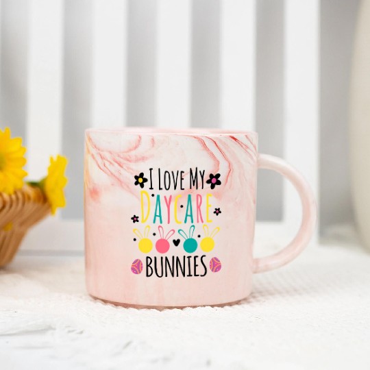 Easter Daycare Teacher Provider I Love My Daycare Marble Mugs