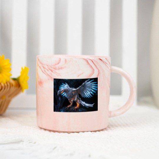 Hawk of Tomorrow Marble Mugs