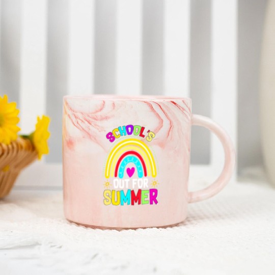 Schools Out For Summer Teacher Last Day Of School Marble Mugs