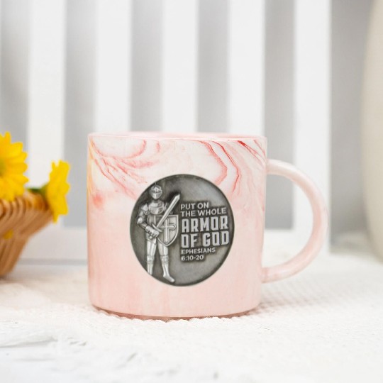 put on the full armor of god ephesians 6:10 Marble Mugs