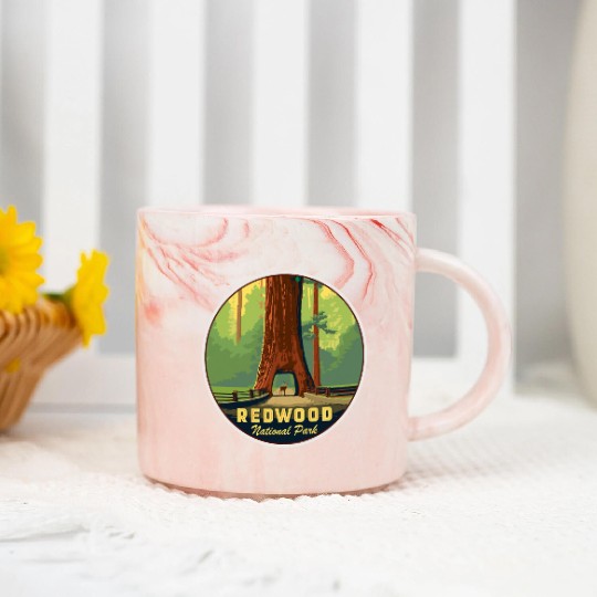 Redwood National Park Marble Mugs