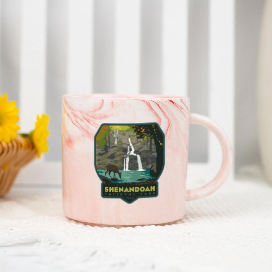 shenandoah national park Marble Mugs