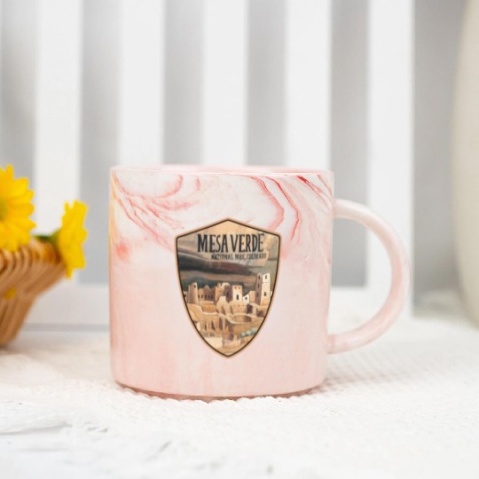 mesa verde national park Marble Mugs