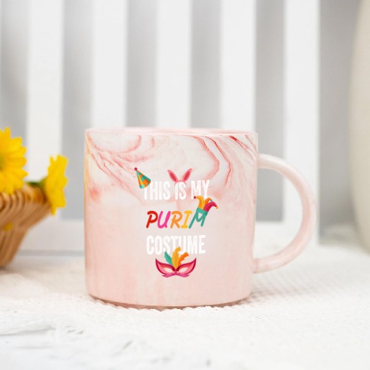 This Is My Purim Jewish Happy Purim ash Marble Mugs