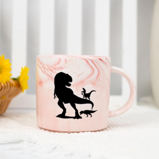 Mamasaurus Marble Mugs