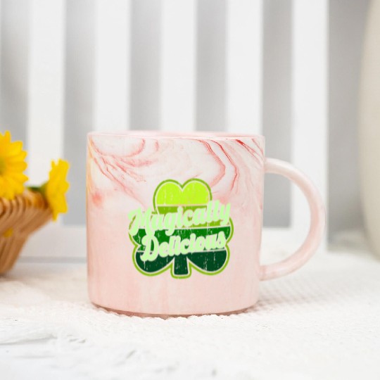 St Patric Day 2021 Magically Delicious Luck Marble Mugs