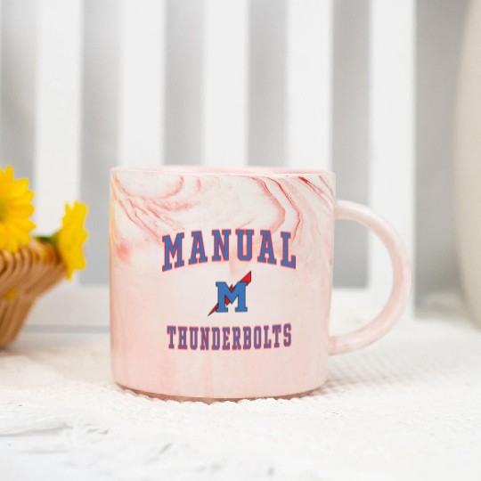 Manual High School Thunderbolts Marble Mugs