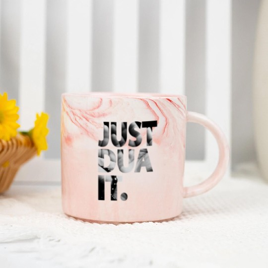 Just Dua It Islam Muslim Marble Mugs