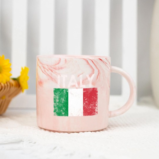 Italian Italy Flag Pride Marble Mugs