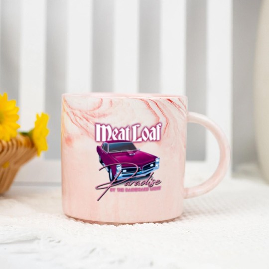 Meat Loaf Paradise By The Dasard Light Marble Mugs