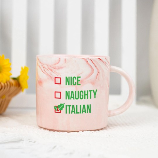 e Naughty Italian Ugly Marble Mugs