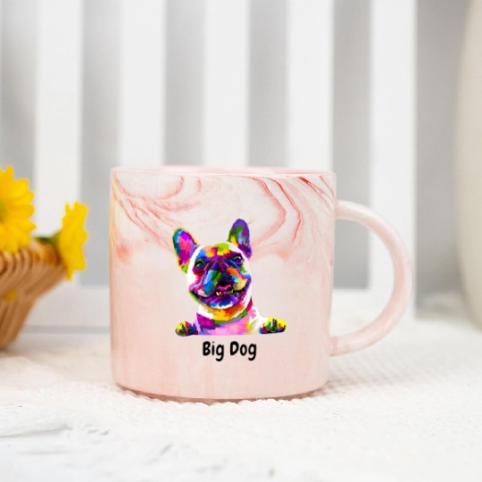 "Animal"Dog Lover Classic Marble Mugs Design