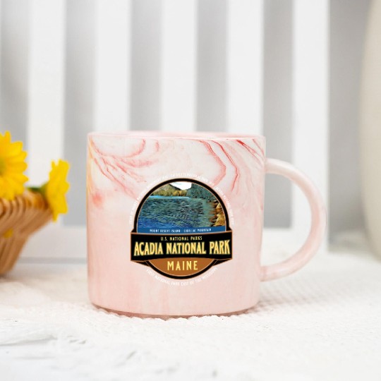 Acadia National Park Maine Vacation Marble Mugs