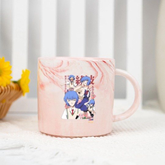 Rei Ayanami Marble Mugs
