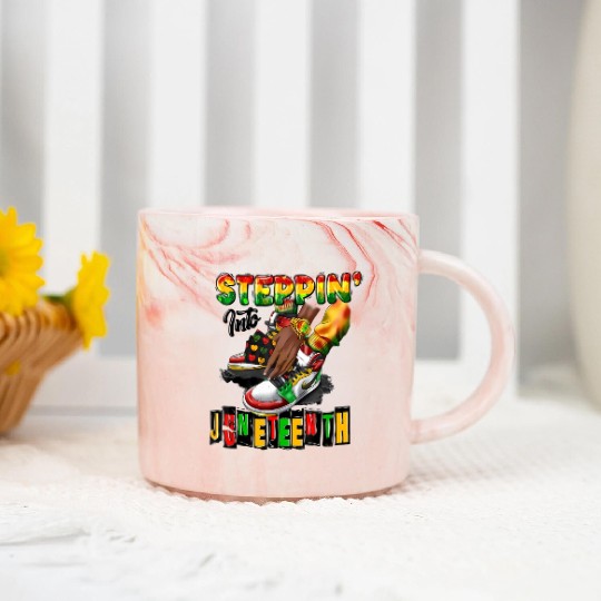 Youth Shoes Step' Into Juneteenth Like My Marble Mugs