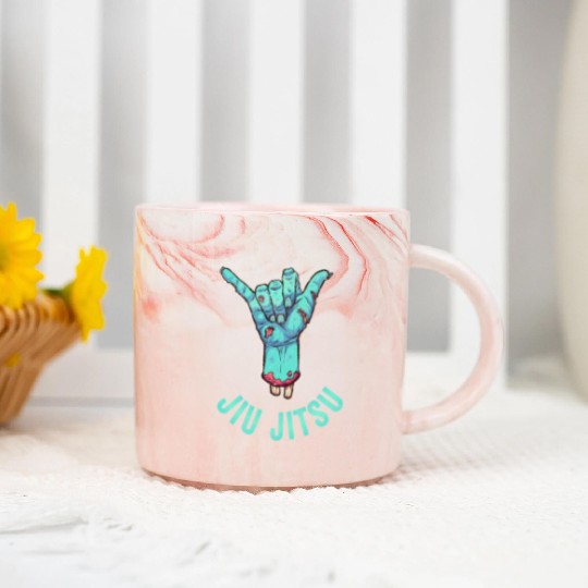 Brazilian Jiu-Jitsu Bjj Marble Mugs Hang Loose