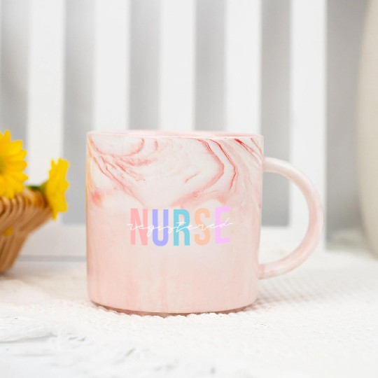 Registered Nurse Rn Emergency Room Nurse Marble Mugs