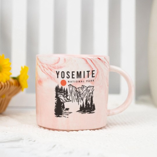 Yosemite National Park Marble Mugs