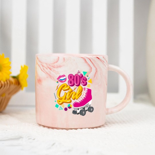 80S Party Theme Party 80'S Marble Mugs