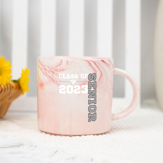 Class Of 2023 Senior Year 23 Back To School Marble Mugs